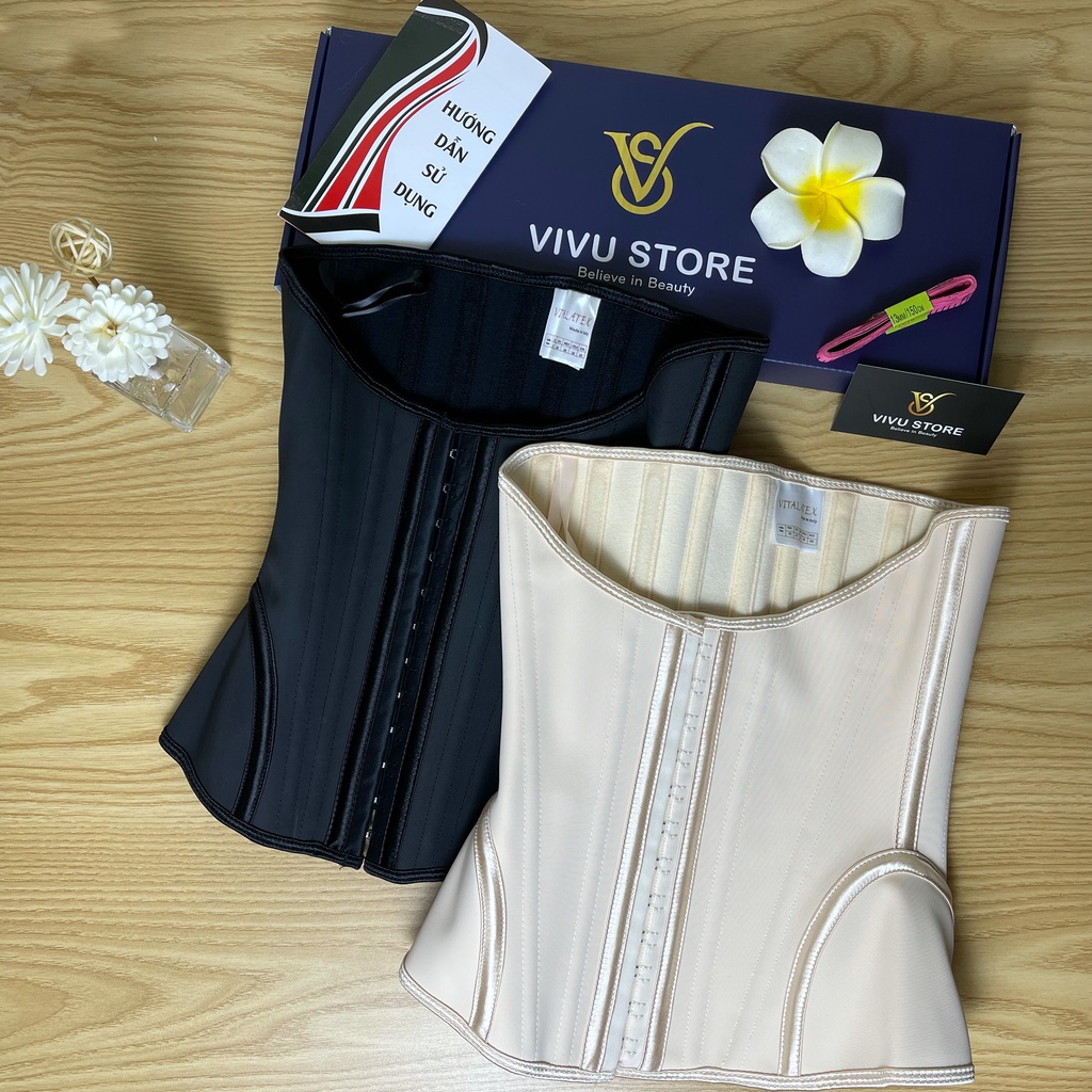 Combo Đai Nịt Bụng Latex "Thế Hệ Mới" Hàng Đặc che mỡ lưng, giảm mỡ bụng - Kèm Thanh Nới và Lót