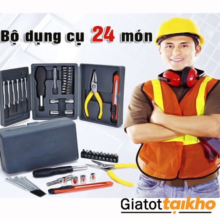 BỘ DỤNG CỤ SỬA CHỮA 24 MÓN