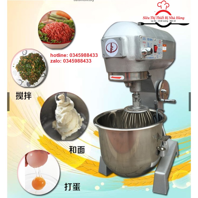 Máy trộn bột, máy nhào bột bánh mì , bánh bao cao cấp B20