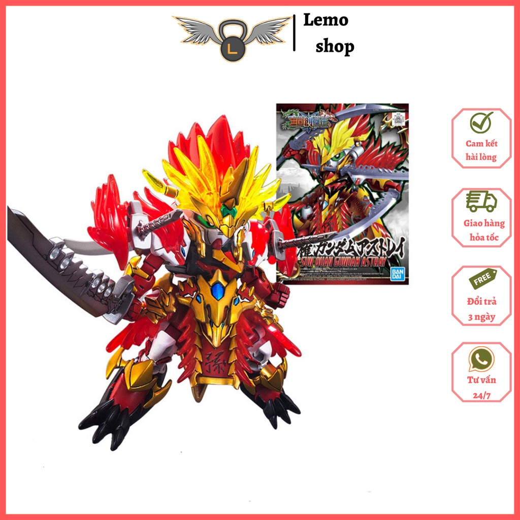Mô Hình Lắp Ráp Gundam Sun Quan Astray SD Lemoshop , mô hình gundam bandai chính hãng 5057714
