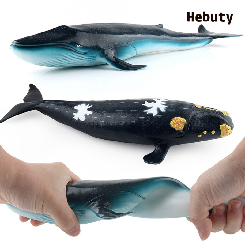 Mô Hình Cá Voi Xanh Bằng Nhựa Mềm Dành Cho Bé Yêu
