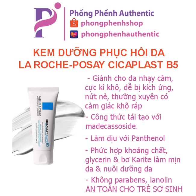 KEM DƯỠNG PHỤC HỒI DA LA ROCHE-POSAY CICAPLAST BAUME B5 - HÀNG BAY AIR