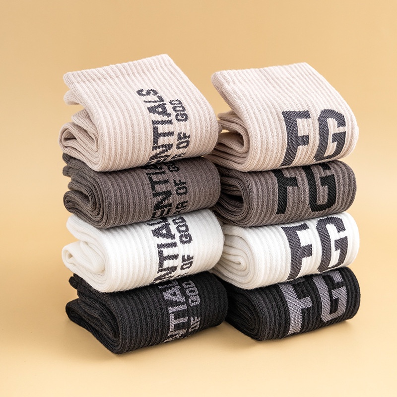 Tất nam nữ cổ cao, vớ thời trang cổ cao phong cách Hàn Quốc dày dặn Warm&amp;Cute AD37