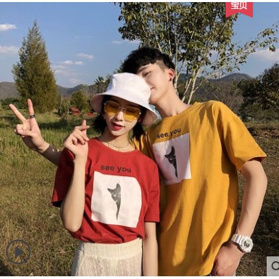Ad59 Áo đôi dành cho lứa tuổi teen đầy dễ thương