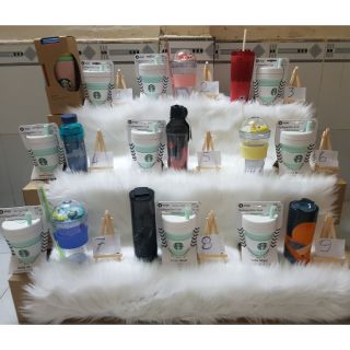 Set ly gấp gọn Stojo màu mint + ly hoặc bình giữ nhiệt loại khác hàng hiếm