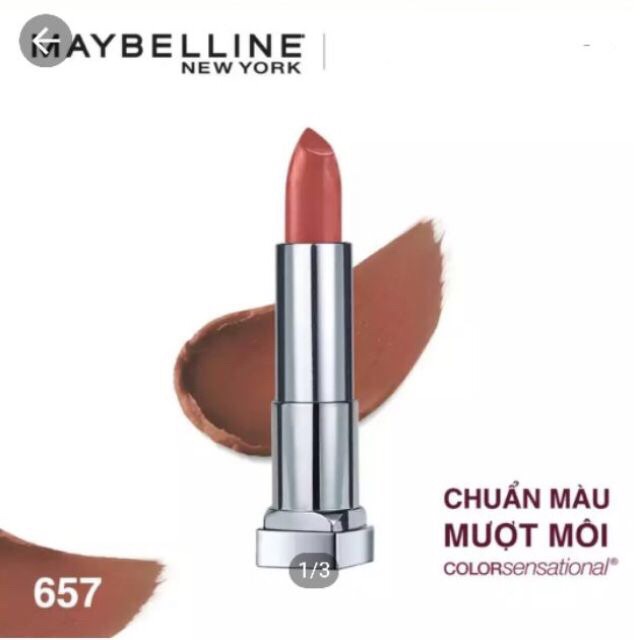 Son lì Maybelline Creamy Matte màu 656