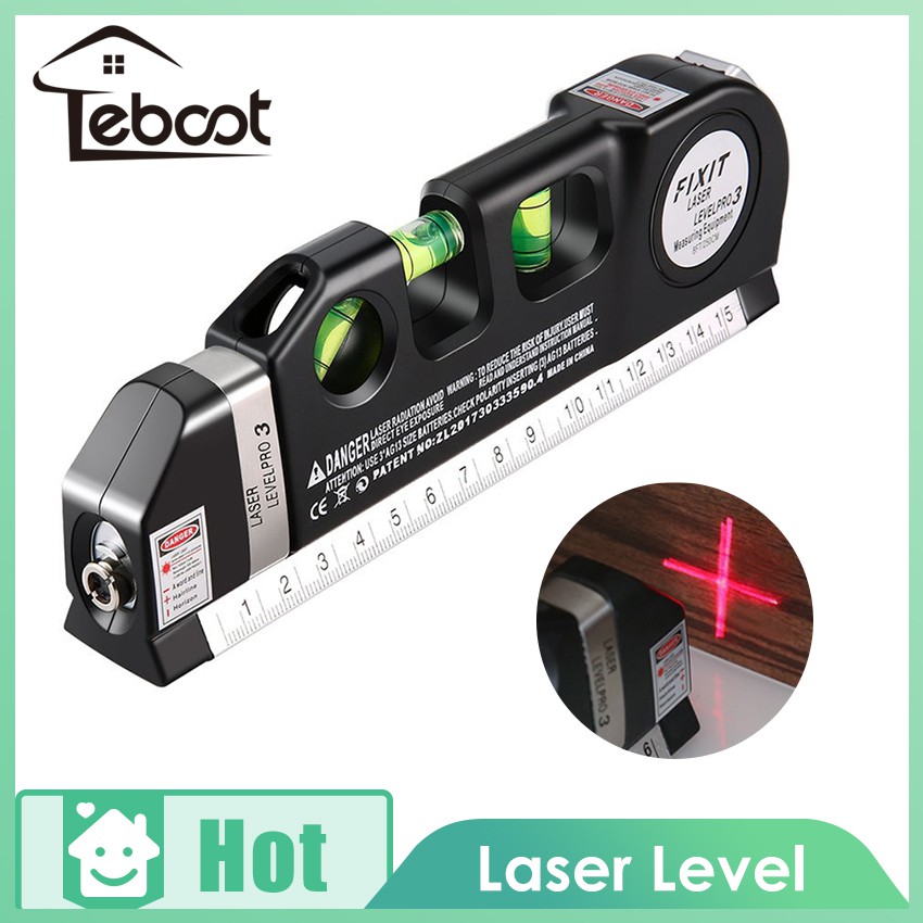 TeBoot Thước TeBoot điều chỉnh vạch laser 8ft