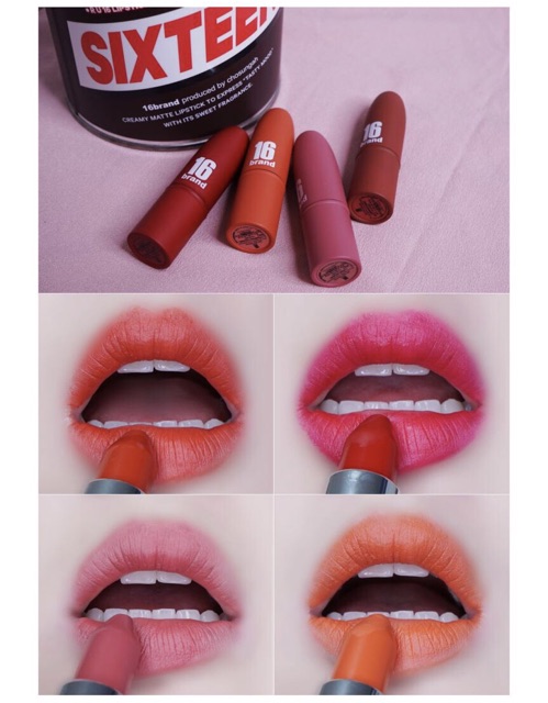 Son Thỏi Lì Ống Bơ 16 Brand Taste Chu Edition 3,4g | BigBuy360 - bigbuy360.vn