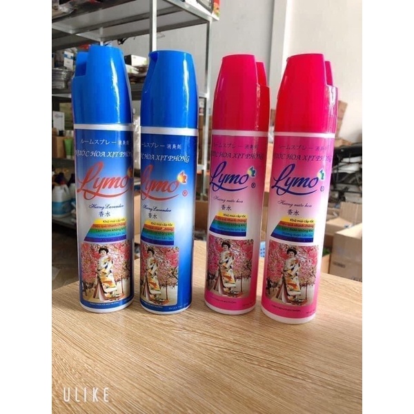 Xịt phòng LYMO 350ML -Xịt phòng hương nước dịu nhẹ giúp giải tỏa căng thẳng