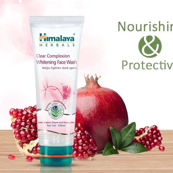 Sữa rửa mặt trắng da Nghệ Tây Himalaya Clear Complexion Whitening Face Wash