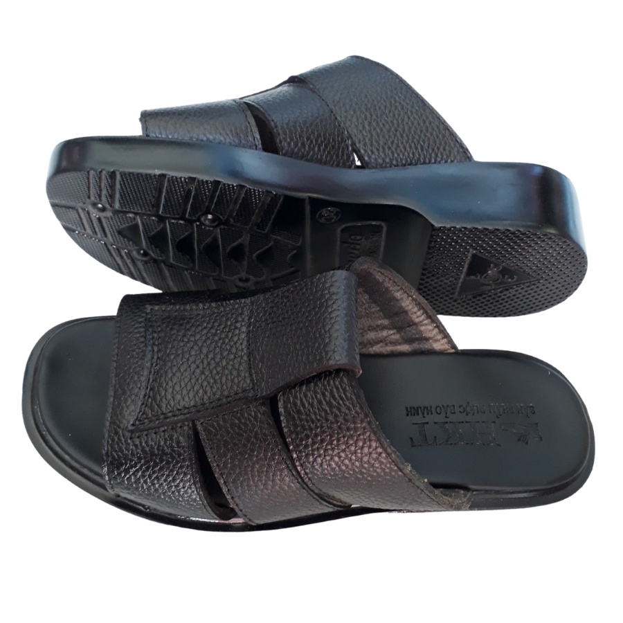 Dép Nam Da Bò Thật Cao Cấp HKT Shop DNA833