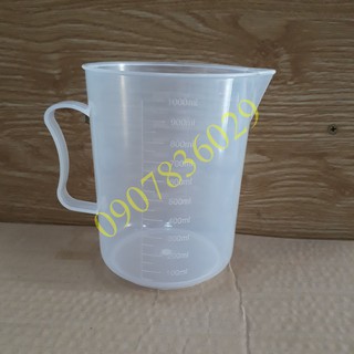 Ca nhựa 1 lit, ca đong nhựa có vạch chia 1000ml