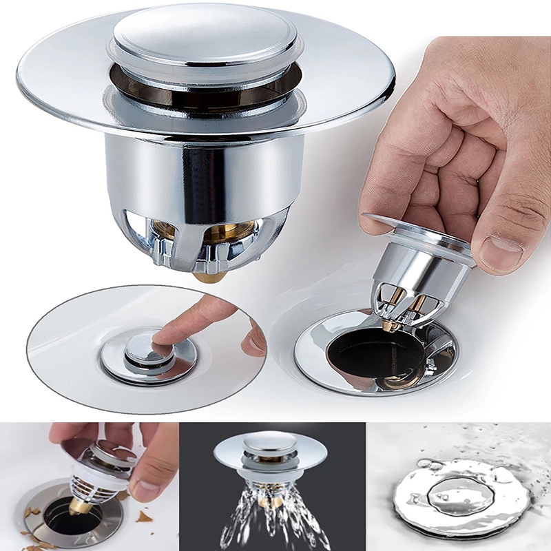 Nắp Đậy Cống Thoát Nước Bằng Đồng Thau Thông Dụng Khử Mùi Chống Tắc Nghẽn Cho Nhà Tắm