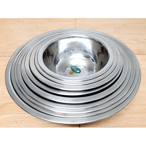 Thau Inox Chậu Inox 304 Tithafac Lớn 30 32 34 36 38 40cm