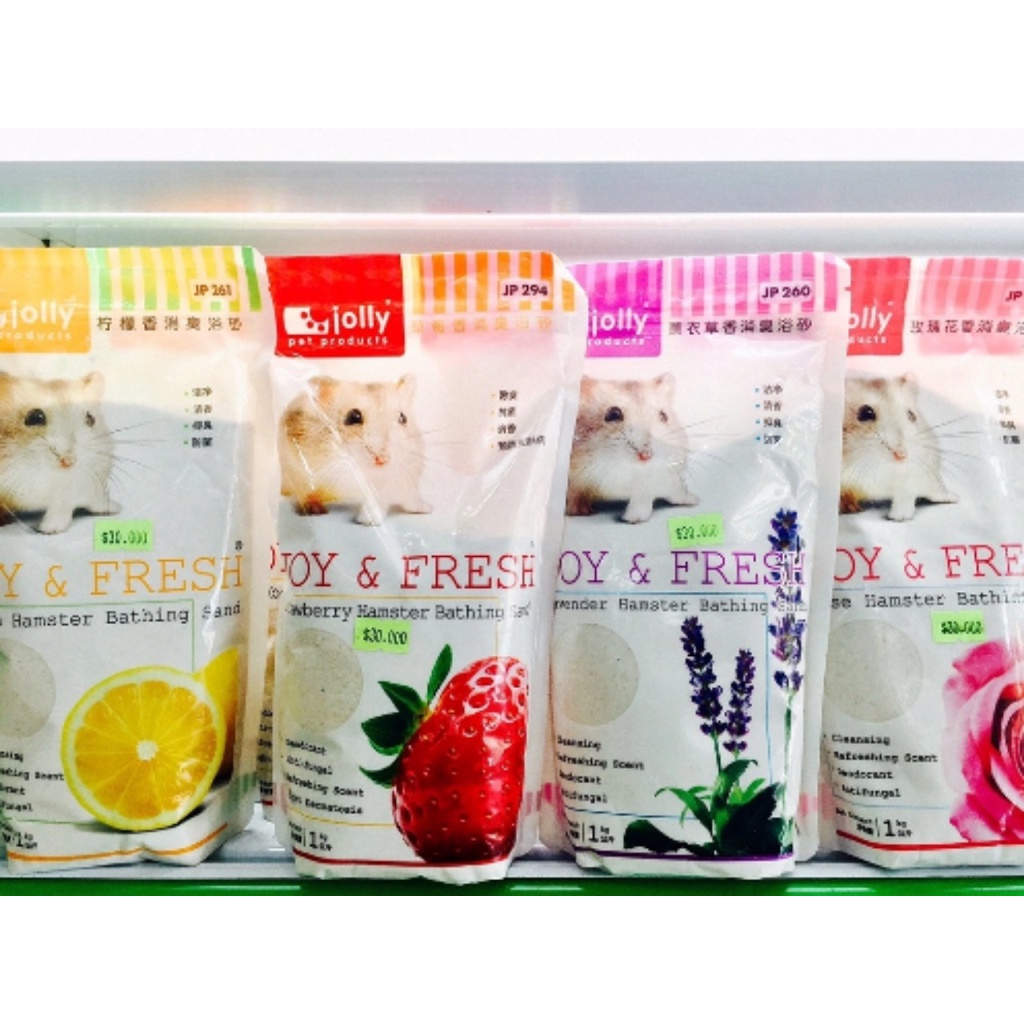 Cát tắm hãng Jolly túi 500g dành cho hamster, sóc, bọ ú