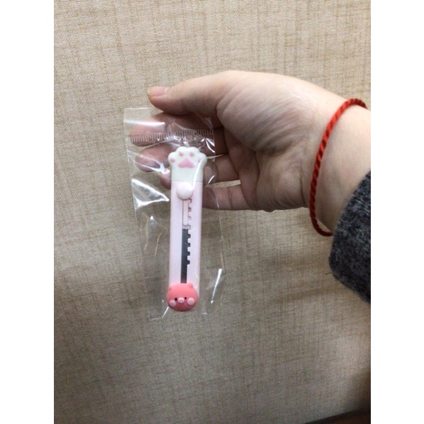 Dao dọc giấy mini gắn charm hoa quả dễ thương/ dao dọc giấy cute nhiều màu