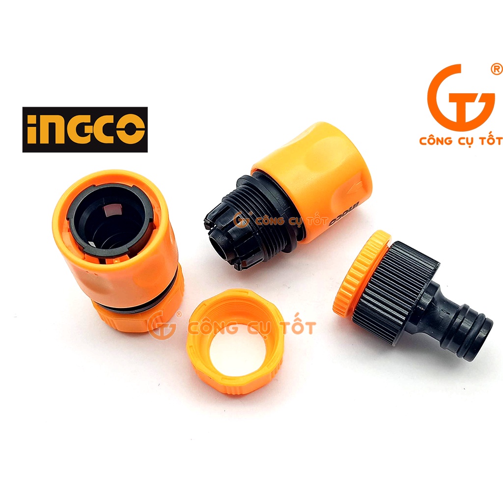 Bộ 3 đầu nối nhanh máy xịt rửa Ingco HHCS03122