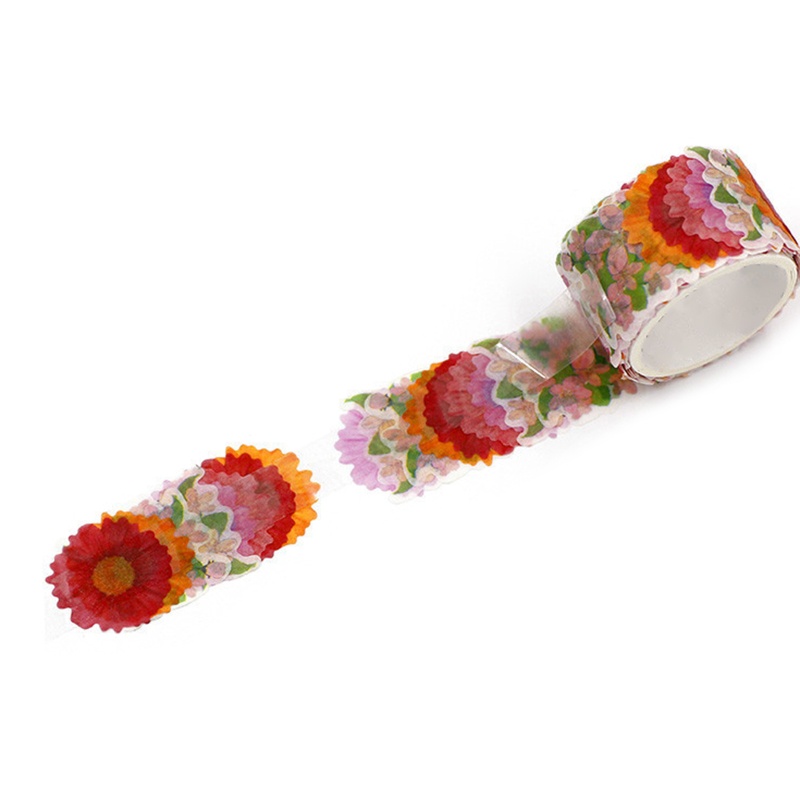 Cuộn 200 Miếng Dán Hình Cánh Hoa Dùng Trang Trí Sổ Tay DIY