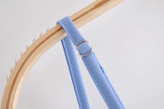 SET BLUE PASTEL BLAZER+CORSET+SHORT