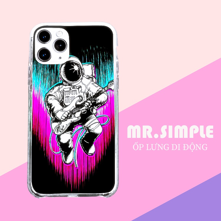 Ốp di động Astronaut Guitar Mr.Simple Shop cho Iphone 5 6 7 8 Plus 11 12 Pro Max X Xr AST06210113