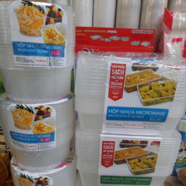100 hộp nhựa Microwave 550ml