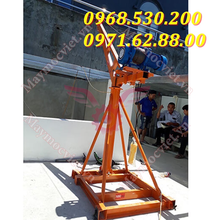 Khung cẩu xoay đa năng 360 độ  chuyên dùng nâng hạ vật nặng