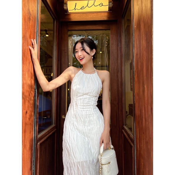 Đầm cổ yếm hở lưng REVERCLOTHINGS Shea Dress