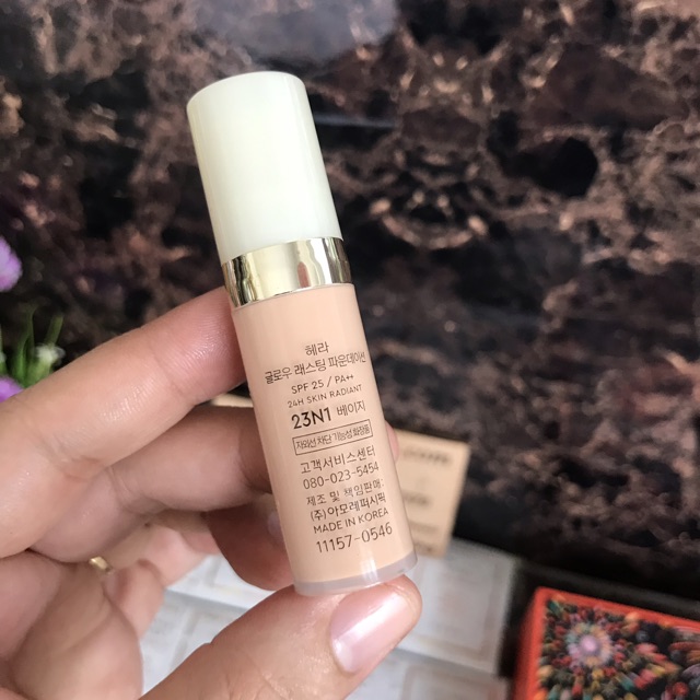 Kem nền Hera Glow lasting foundation mini 5ml N.23 | BigBuy360 - bigbuy360.vn