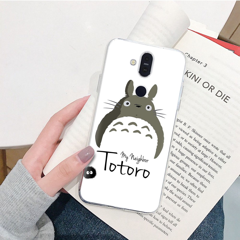 Ốp Lưng Trong Suốt In Hình Totoro Cho Nokia 3.1 5.1 6.1 7 7.1 Plus 3x 5x 6x 7x