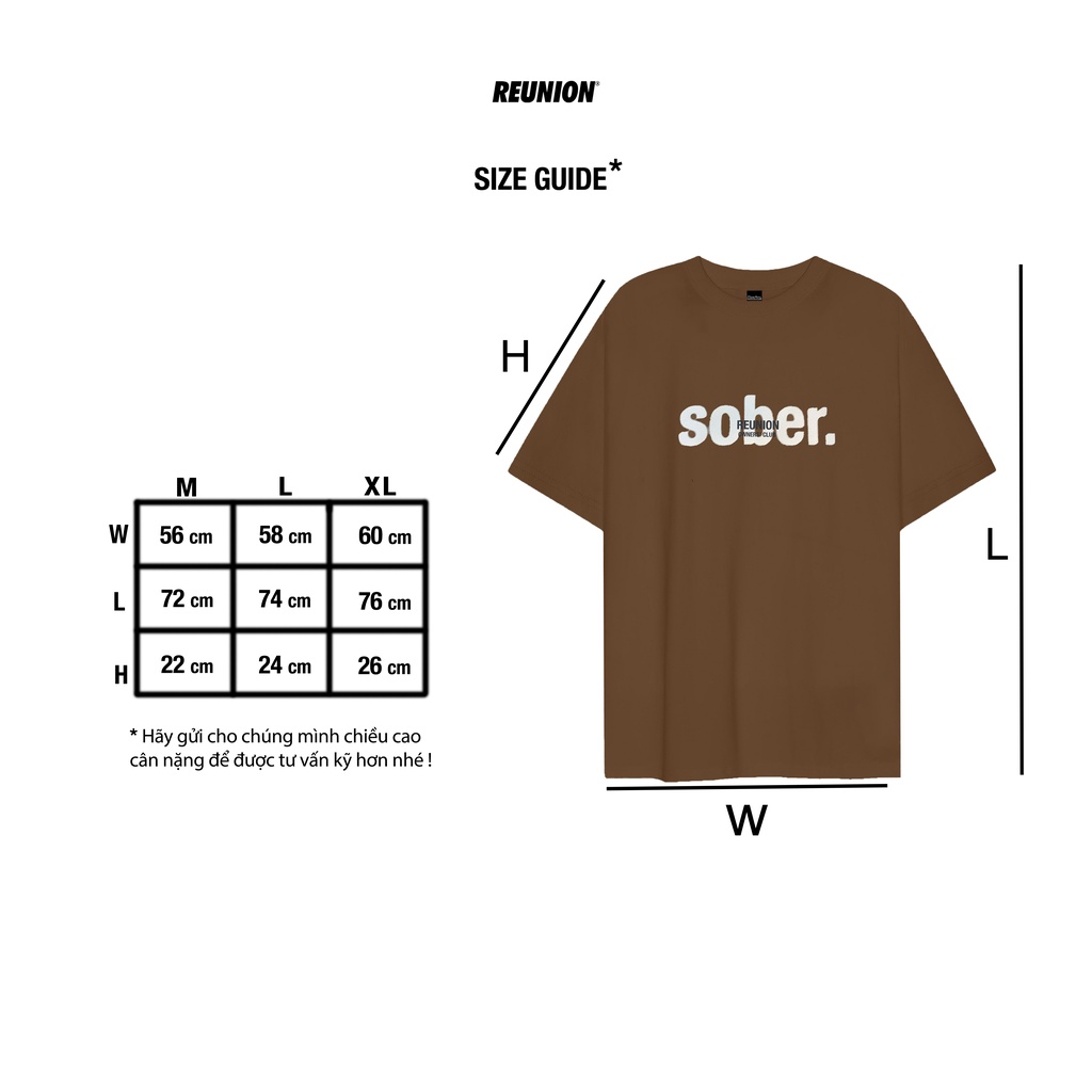 REU Áo Thun REUNION SOBER