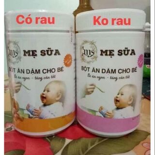 Combo 2 hôp bột ăn dặm cao cấp mẹ sữa