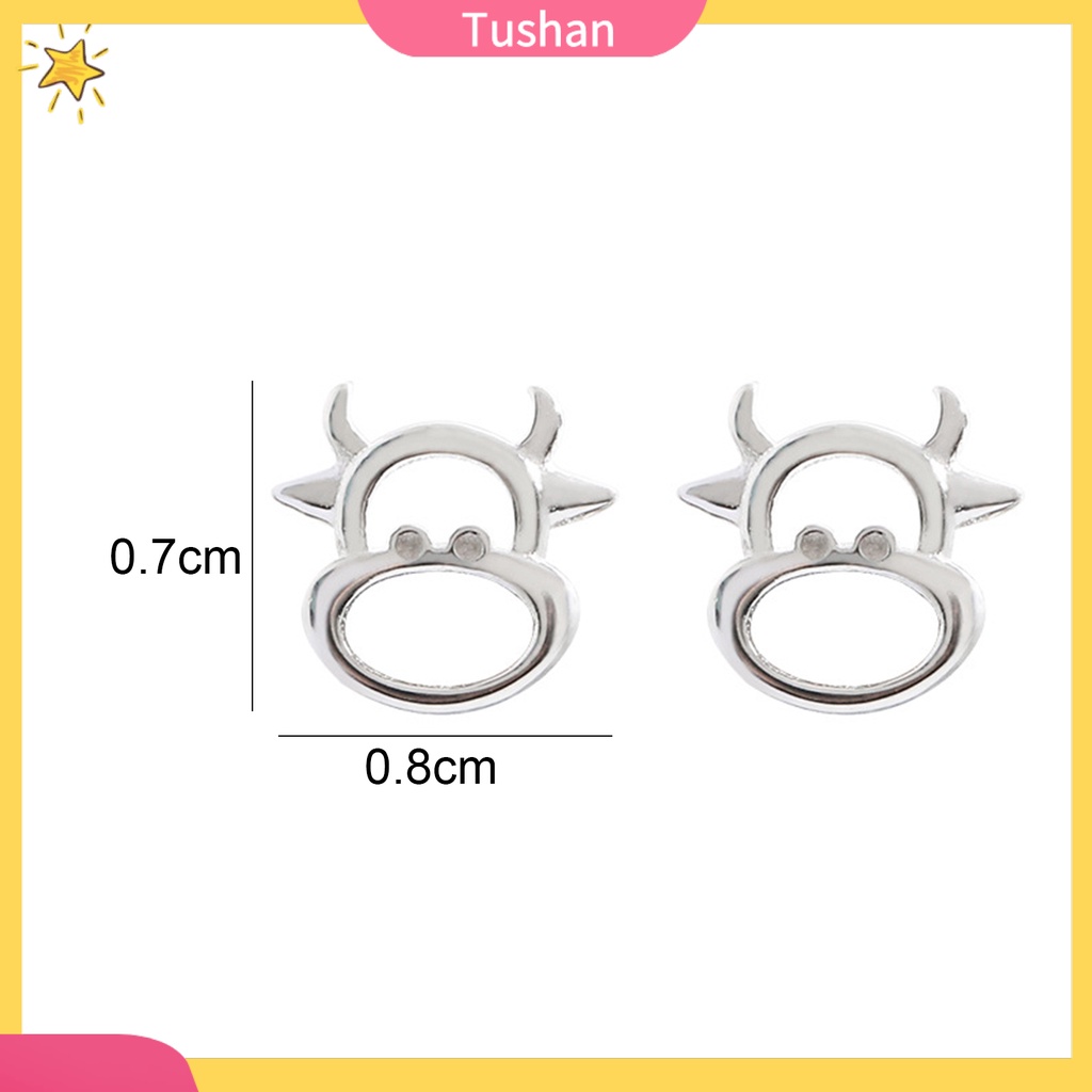 1 Đôi Bông Tai Hình Gia Súc Thời Trang