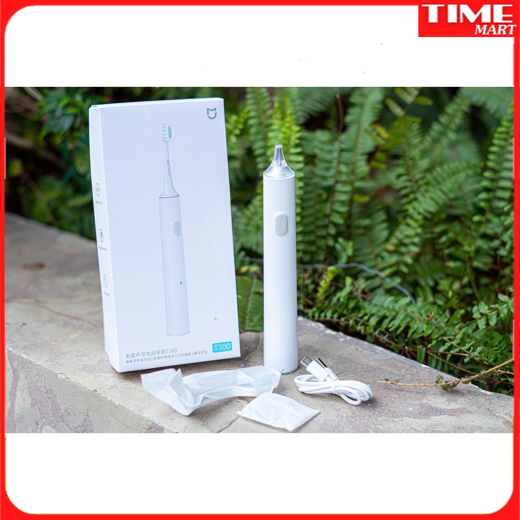 Bàn chải điện siêu âm Xiaomi Mijia Sonic T300 model MES602 [TIME_MART siêu thị tiện ích gia đình]