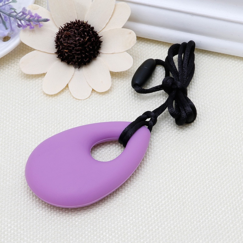 Mặt Vòng cổ Silicone Hình Giọt Nước Cho Mẹ Và Bé