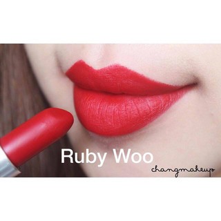 Son Mac Ruby Woo  Auth Full hóa đơn nhập