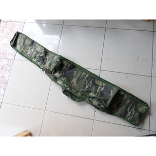 Bao đựng đồ câu 2 ngăn 1.3m có 1 ngăn phụ vải giàn di