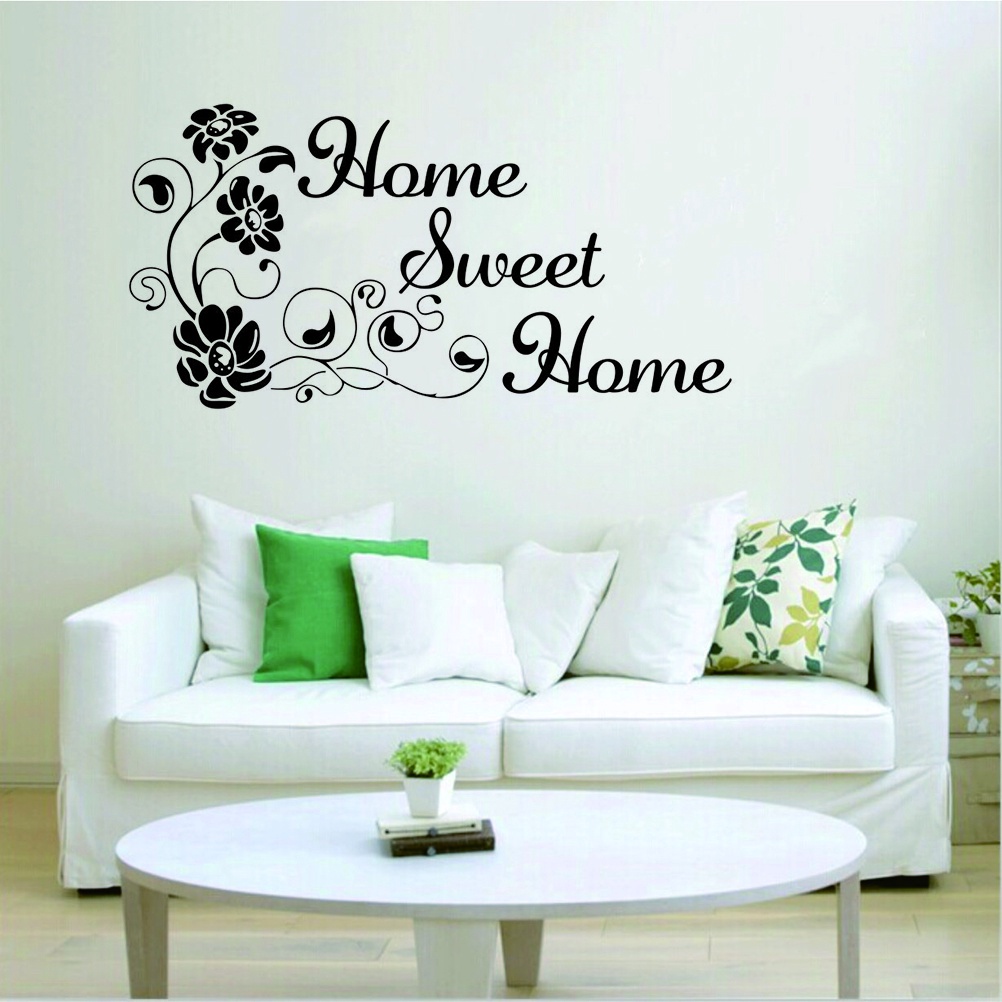 Hp> Flower Removable Art Vinyl Quote Wall Sticker Decal Mural Home Room Decor Sweet	Hot Sale