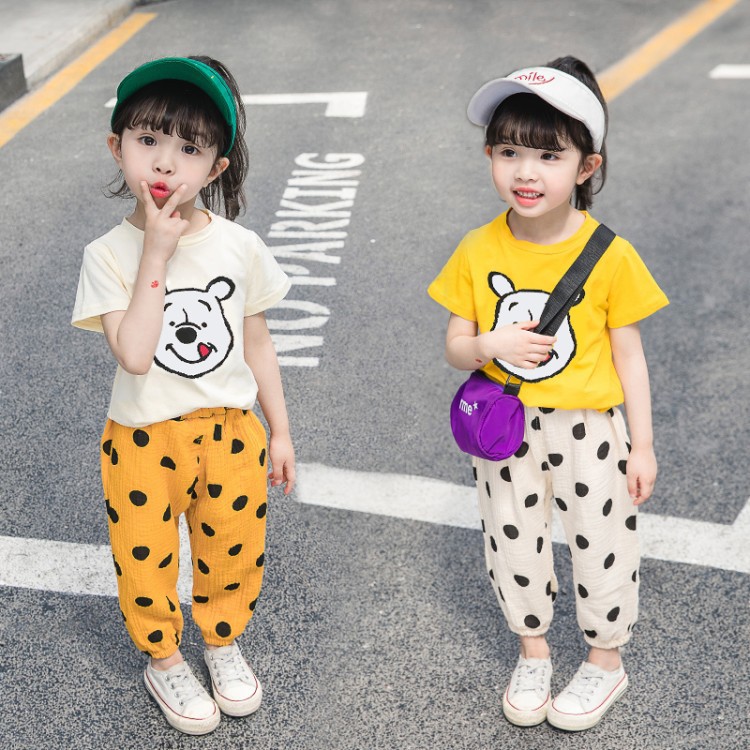 Bộ thun mặt gấu TBKS77 siêu cute