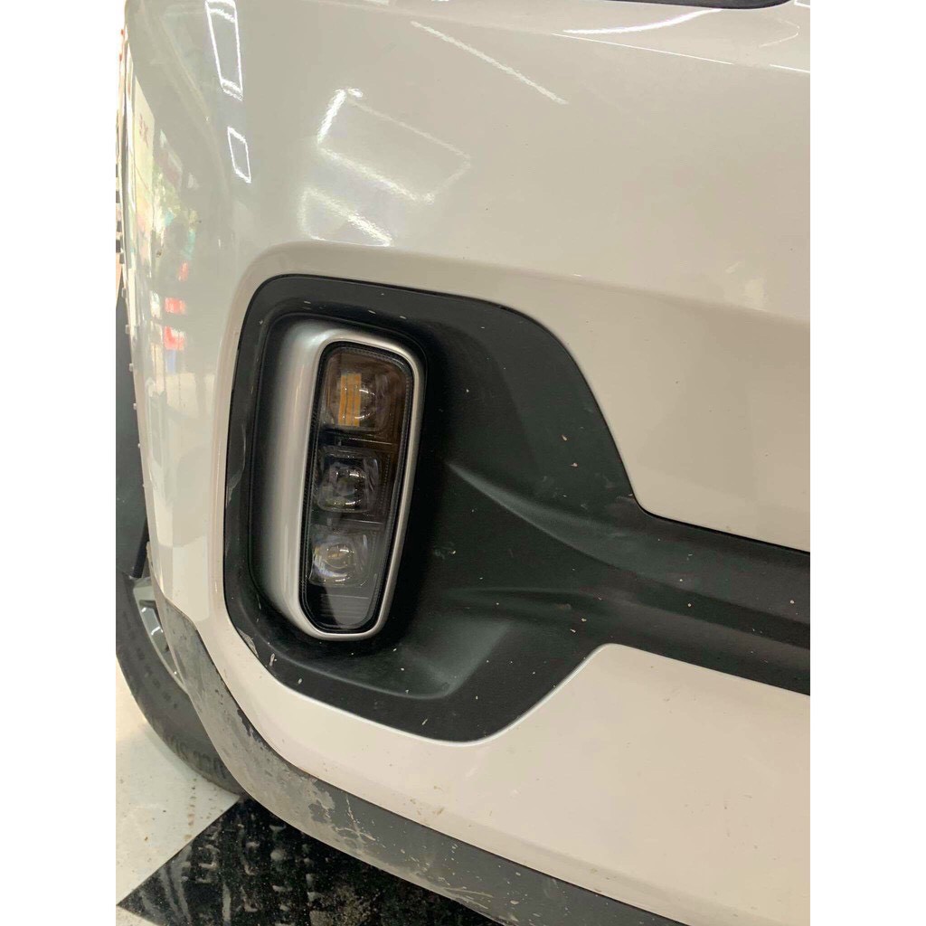 Ốp đèn led gầm trước, sau xe Kia Seltos 2020-2023