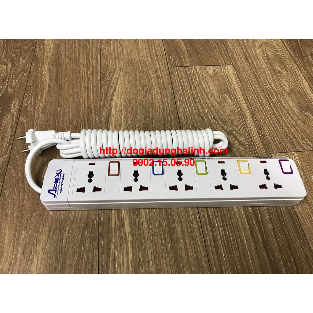 Ổ CẮM ĐIỆN SUNHOUSE APE-OC2-5RD - Bảo hành 12 tháng - Hàng chính hãng