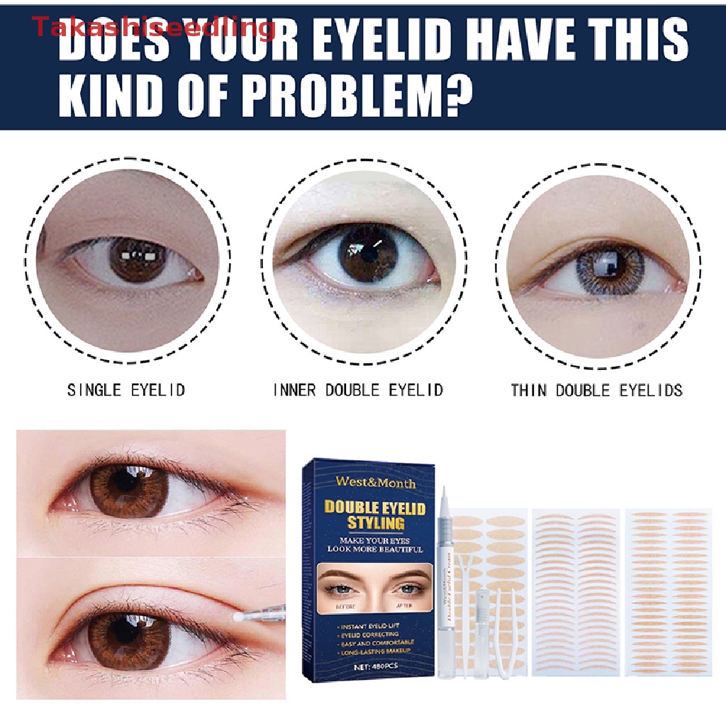 Cuộn 480 Miếng Dán Kích Mí Vô Hình Tự Dính Tiện Dụng