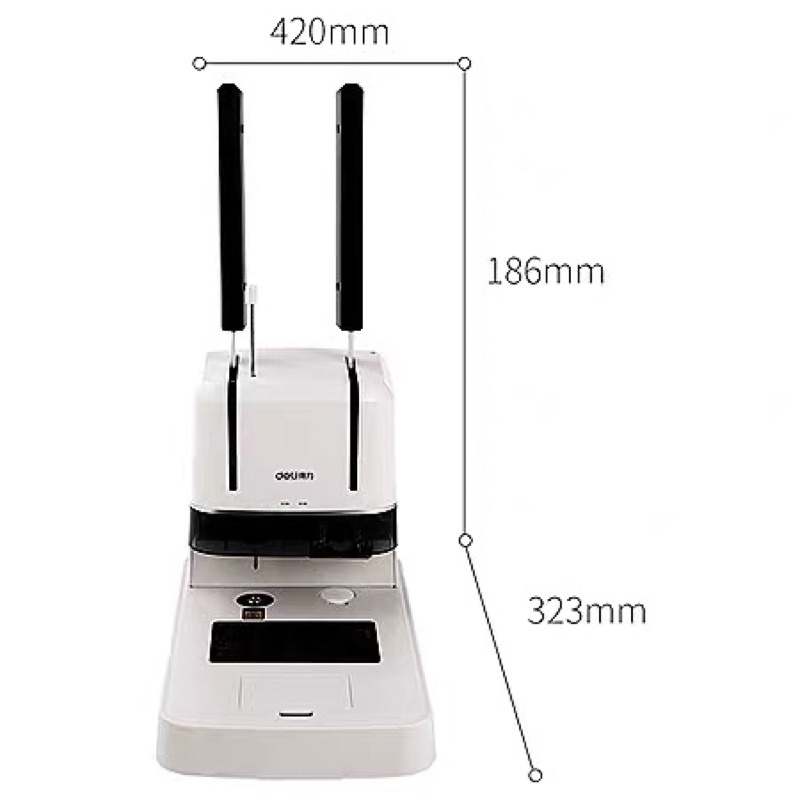 Máy khoan đóng chứng từ deli 3876A