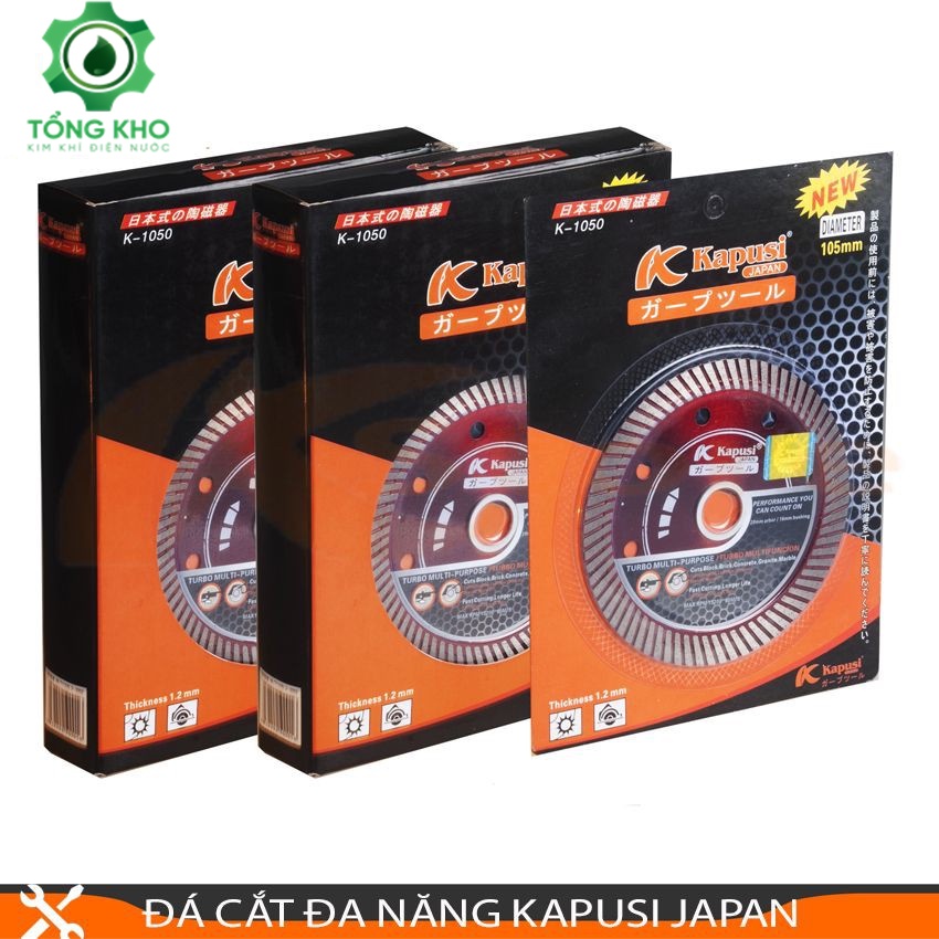 Đá cắt đa năng Kapusi Japan chính hãng Nhật - Đá cắt sắt, thép, inox, siêu sắc, bền cao cấp - Tổng kho kim khí điện nước