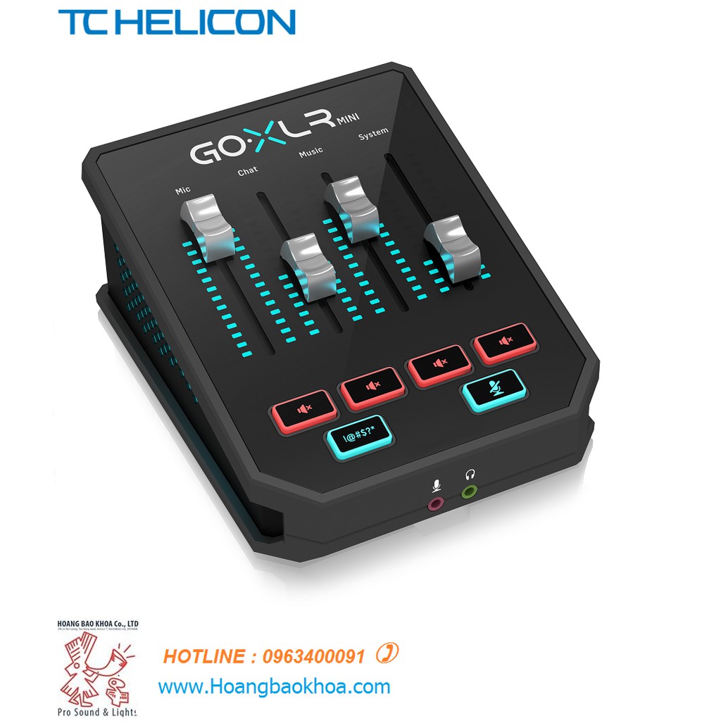 Bộ xử lý tín hiệu âm thanh Effects TC HELICON GoXLR MINI - Effects and Signal Processors TC HELICON