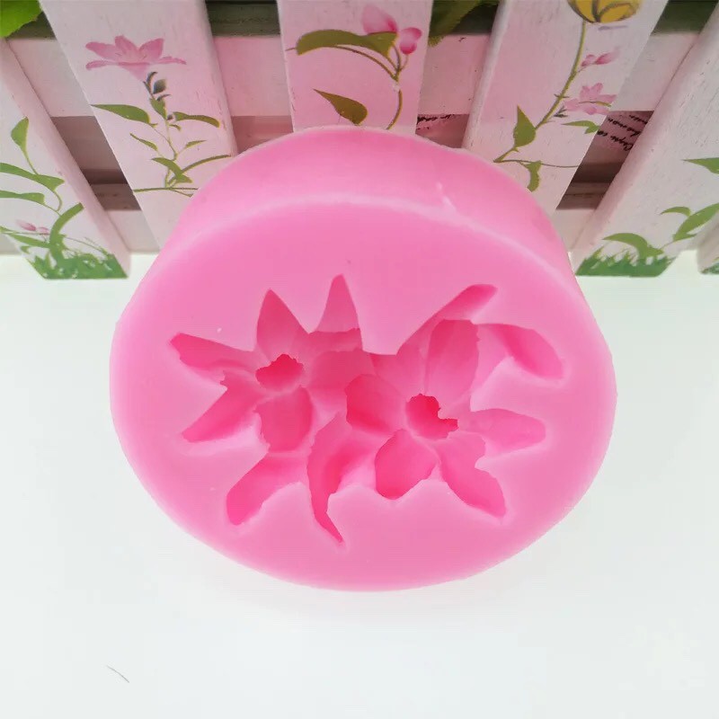 Khuôn rau câu silicon 4D Hoa thủy tiên