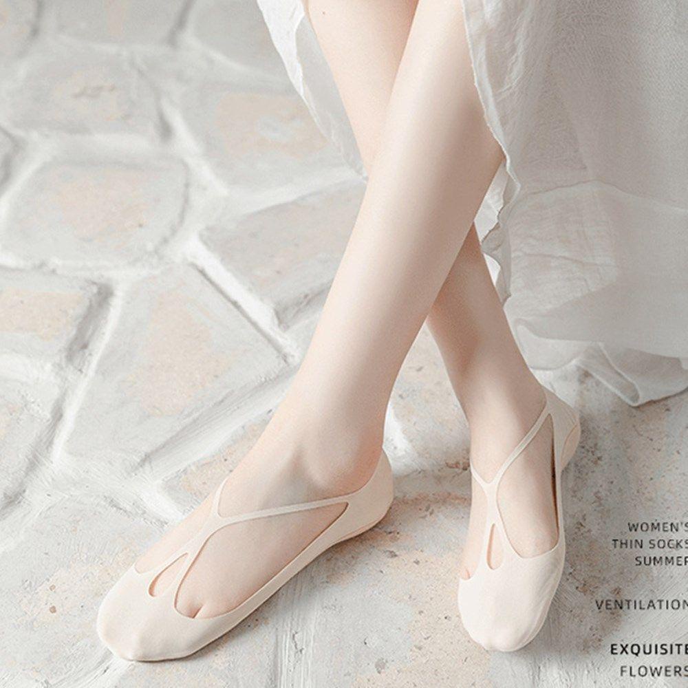 MAG Vớ Cotton Mỏng Thoáng Khí Chống Trượt Thời Trang Cho Nữ