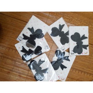 01 Miếng dán tóc mái hình hoa, nơ