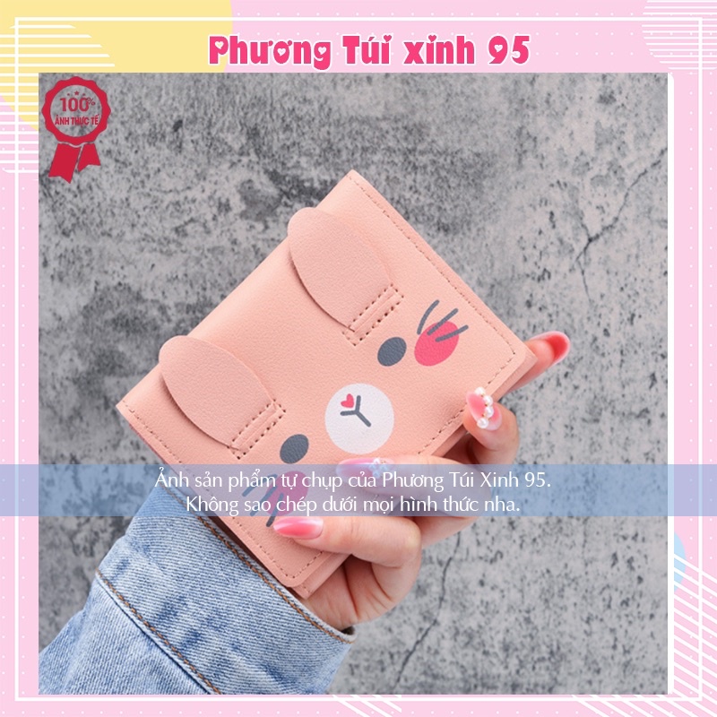 Ví nữ mini cầm tay nhỏ gọn thỏ con đáng yêu Phuongtuixinh AC123