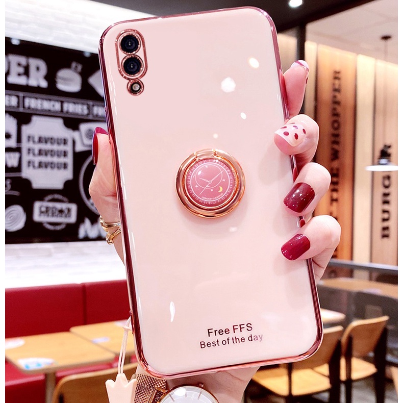 ỐP LƯNG SILICON SAMSUNG GALAXY A02, M02 KÈM IRING SANG TRỌNG