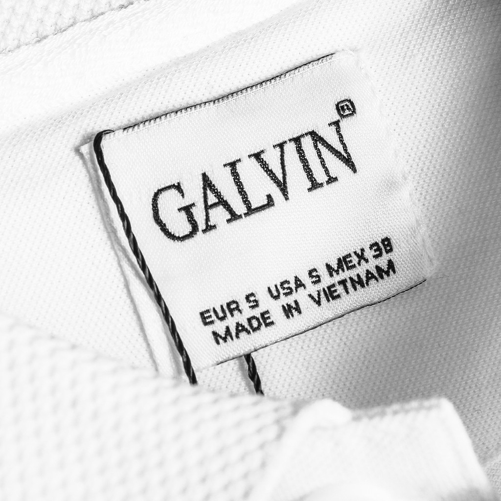 Galvin - Áo polo nam có cổ bẻ dệt lưới tay ngắn chất co giãn form đẹp PLGV25 | BigBuy360 - bigbuy360.vn